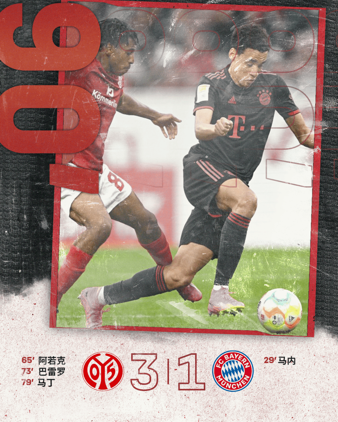 美因茨逆转取胜，保级形势稍有起色的简单介绍