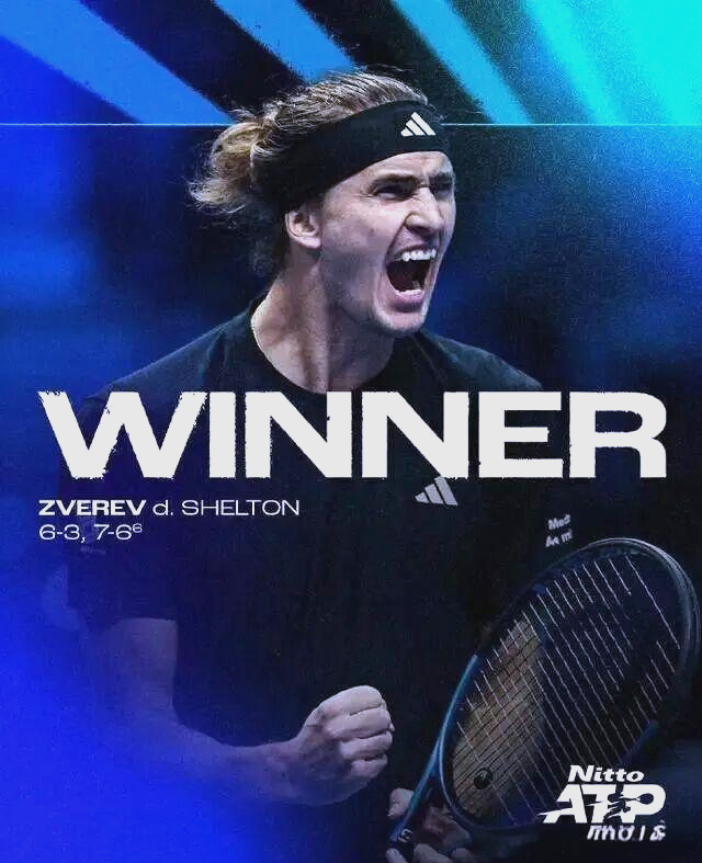 关于ATP总决赛鏖战法网，兹维列夫惊艳四座的信息